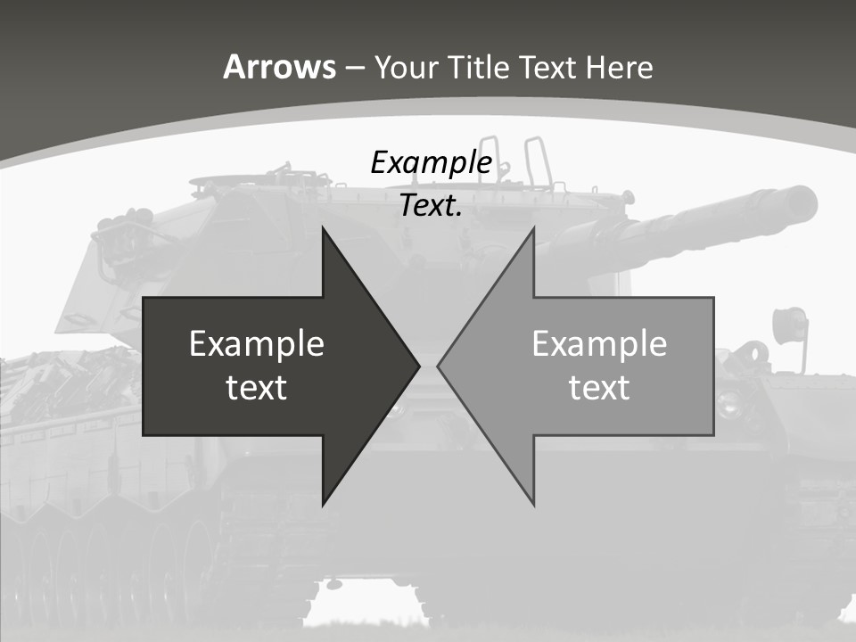 Allied Armored Aggressive PowerPoint Template