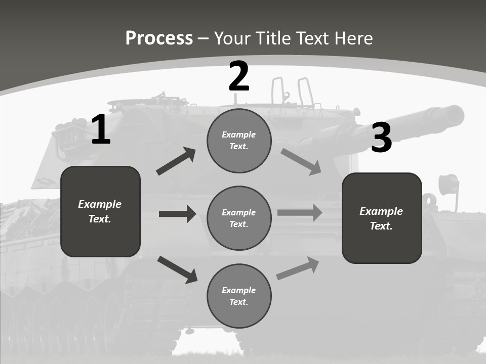 Allied Armored Aggressive PowerPoint Template