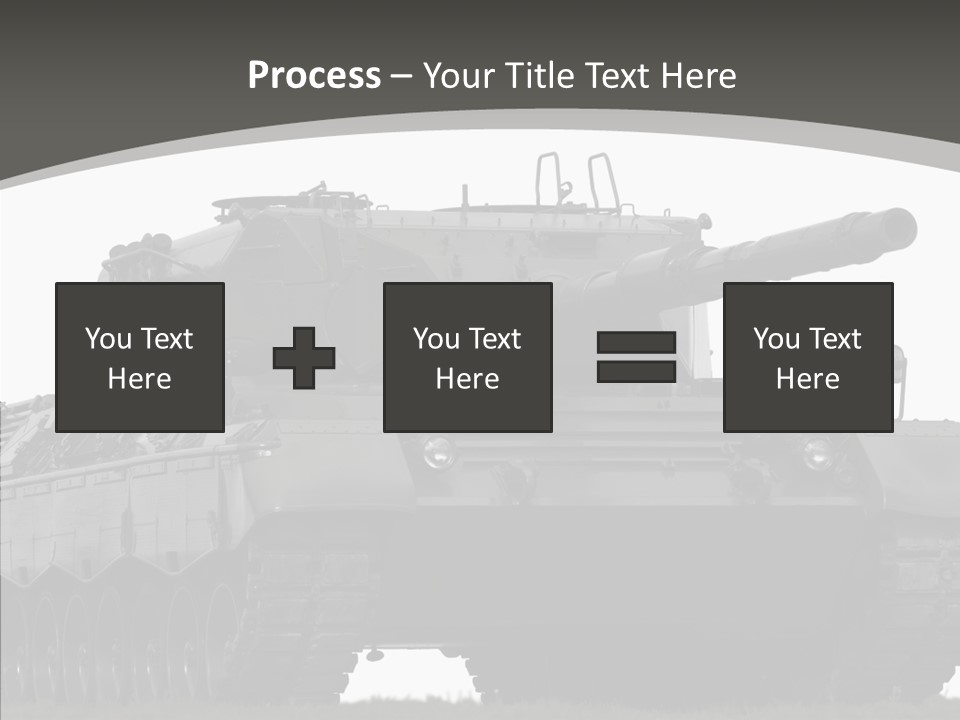 Allied Armored Aggressive PowerPoint Template