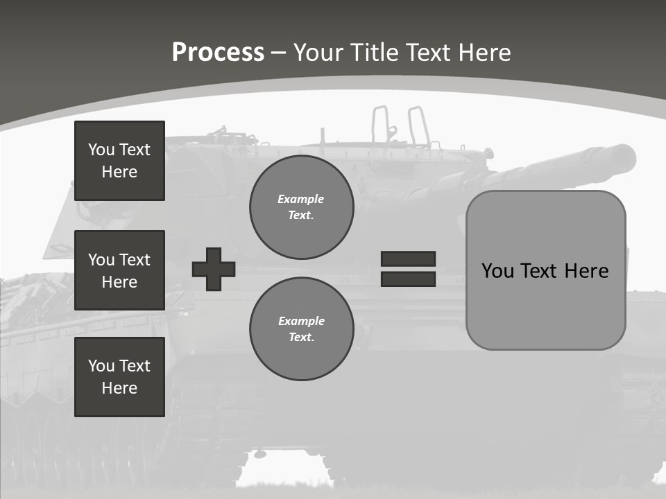 Allied Armored Aggressive PowerPoint Template