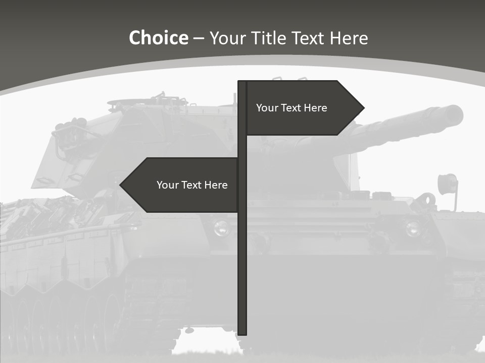Allied Armored Aggressive PowerPoint Template