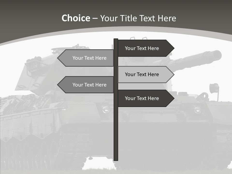 Allied Armored Aggressive PowerPoint Template