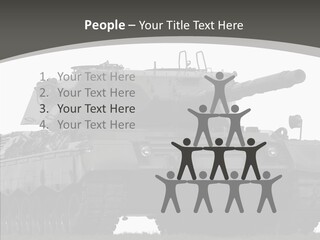 Allied Armored Aggressive PowerPoint Template
