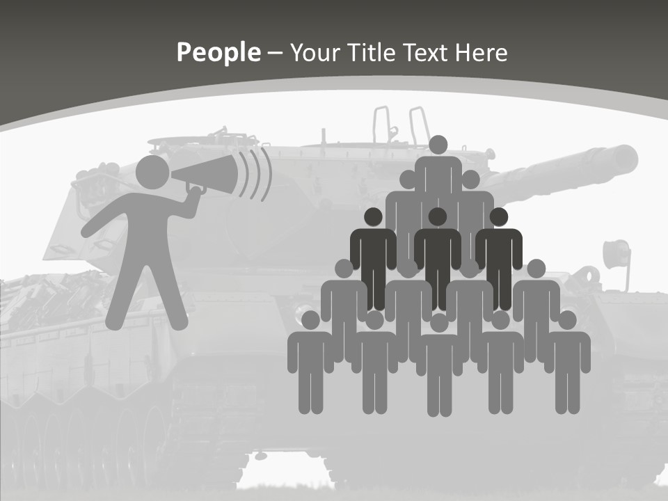 Allied Armored Aggressive PowerPoint Template