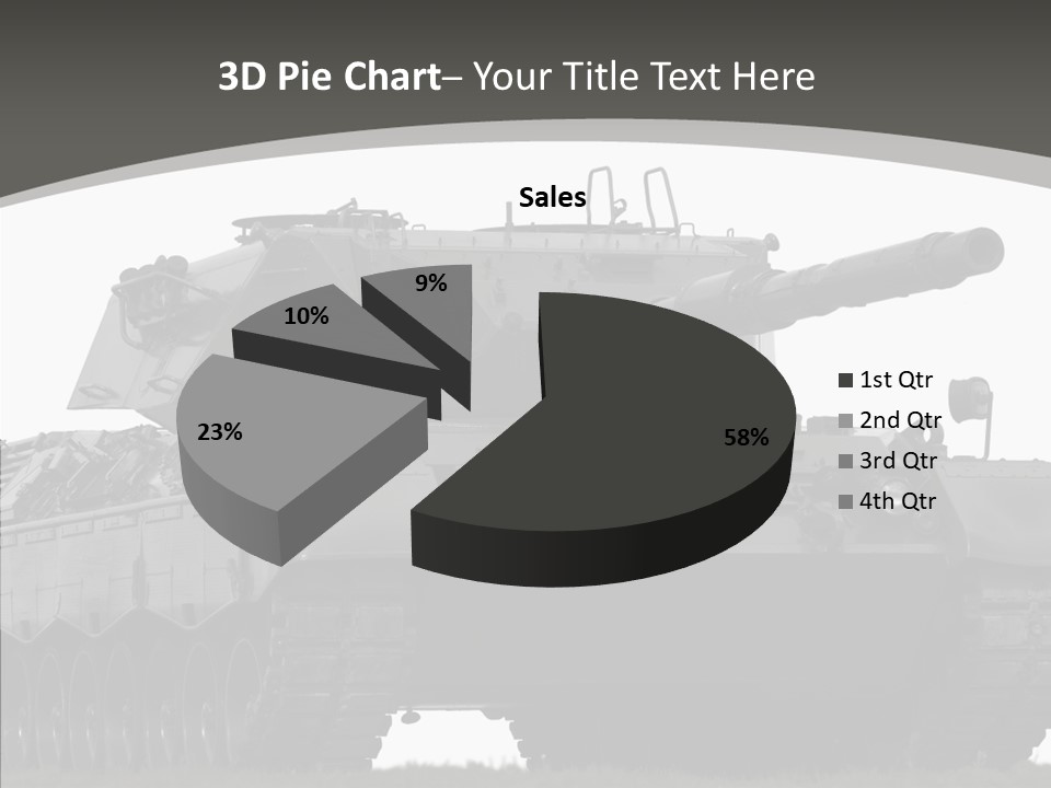 Allied Armored Aggressive PowerPoint Template