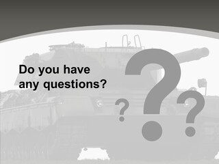 Allied Armored Aggressive PowerPoint Template