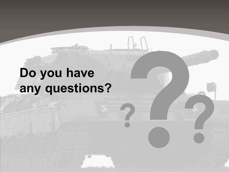 Allied Armored Aggressive PowerPoint Template