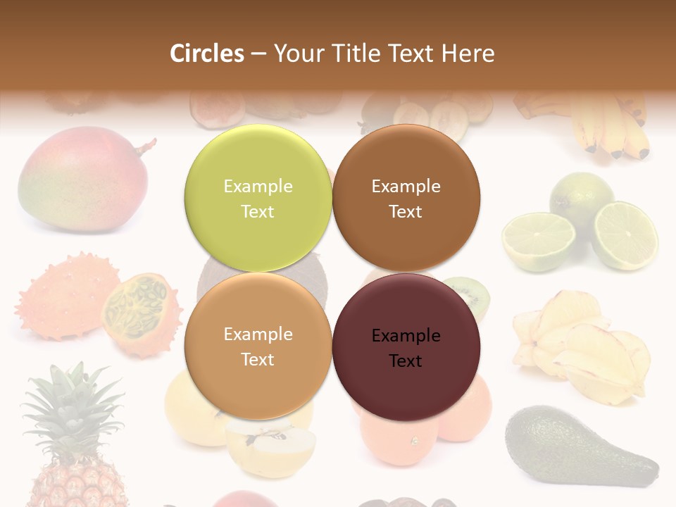 Cumquat Orange Tropical PowerPoint Template