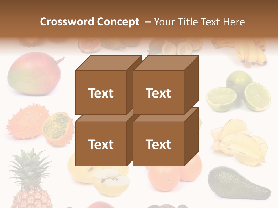 Cumquat Orange Tropical PowerPoint Template