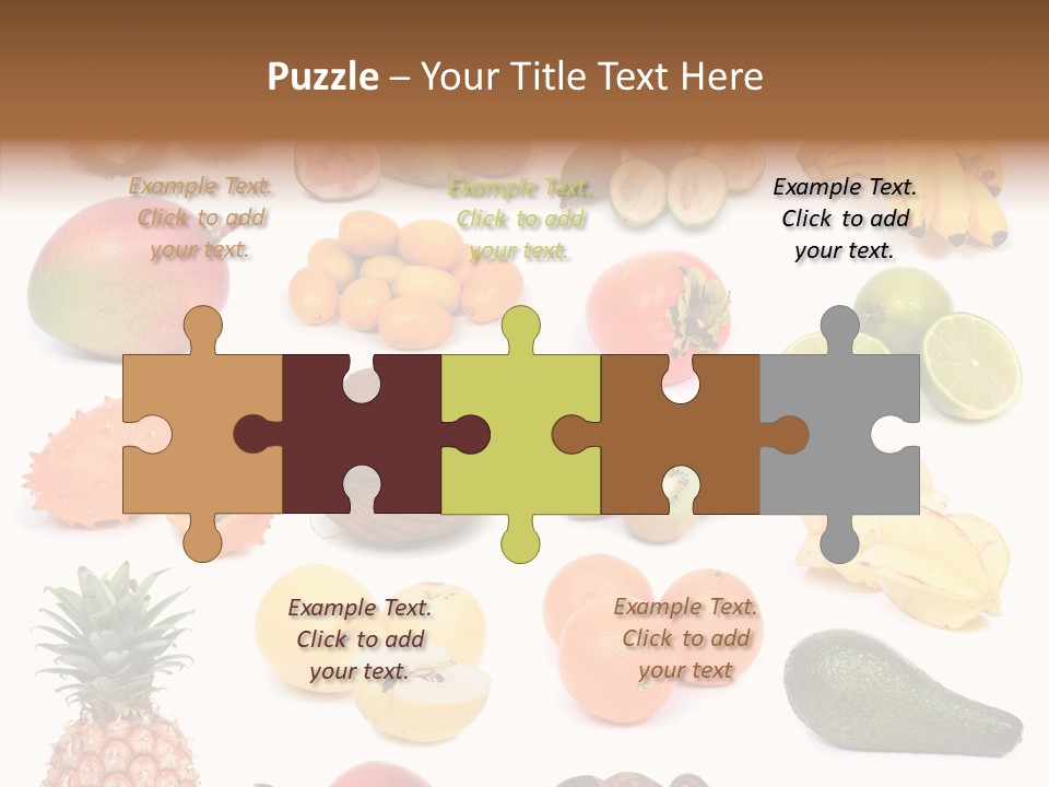 Cumquat Orange Tropical PowerPoint Template