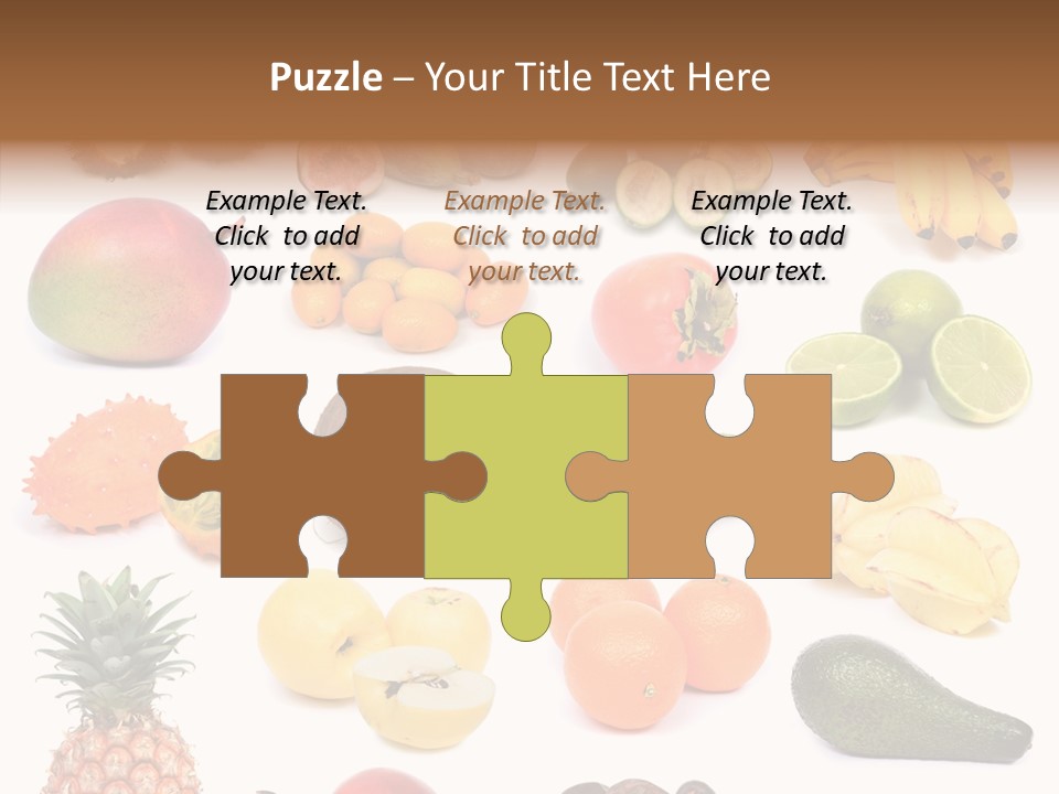 Cumquat Orange Tropical PowerPoint Template