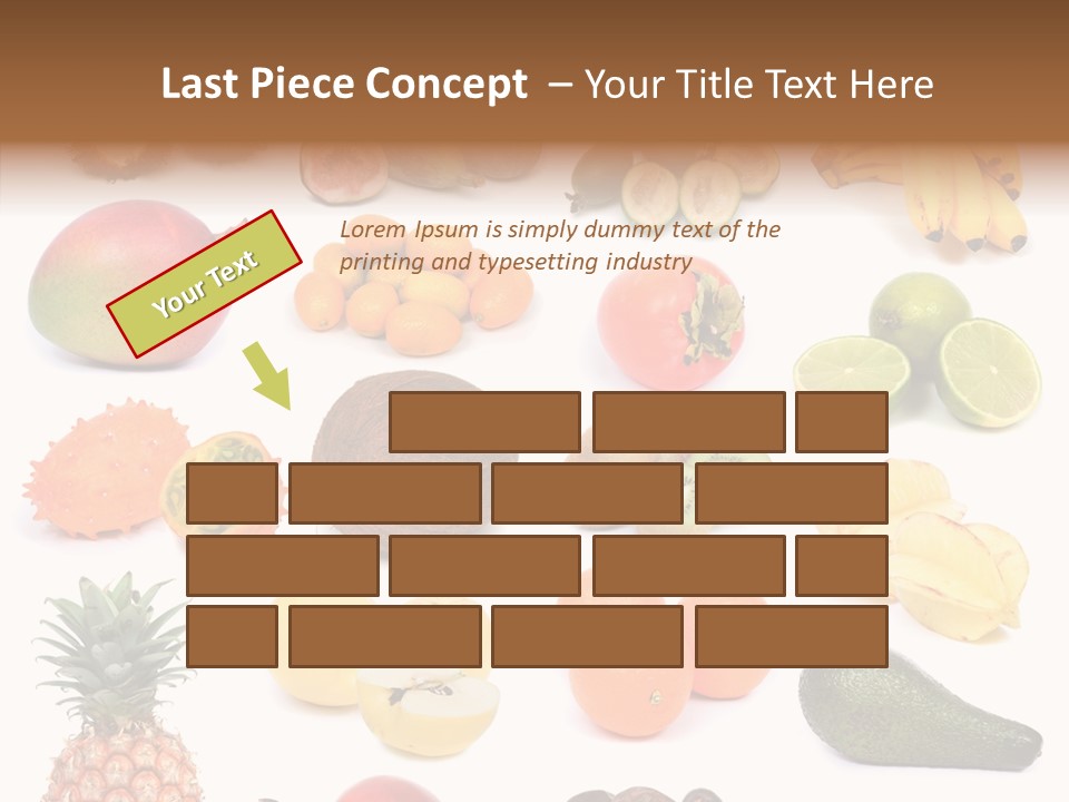 Cumquat Orange Tropical PowerPoint Template