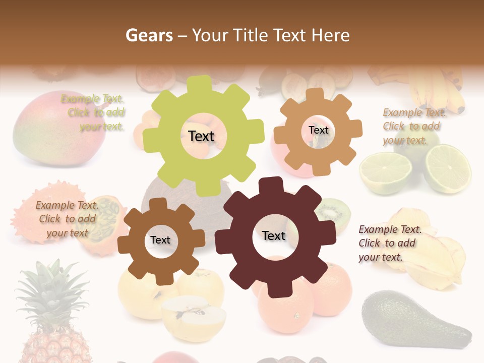 Cumquat Orange Tropical PowerPoint Template