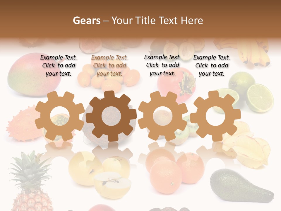 Cumquat Orange Tropical PowerPoint Template