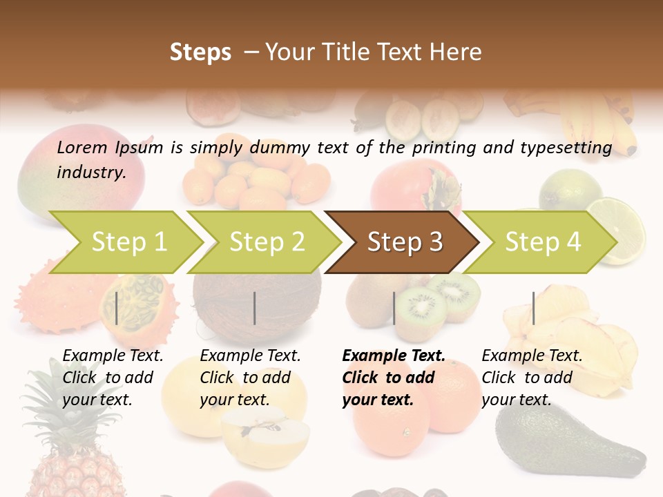 Cumquat Orange Tropical PowerPoint Template