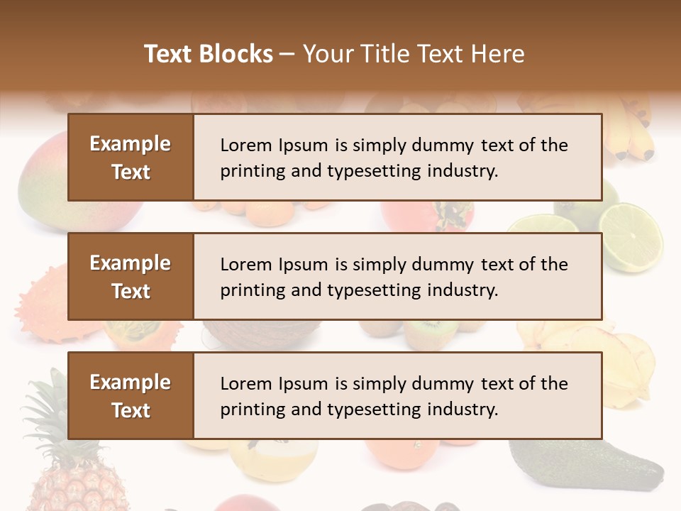 Cumquat Orange Tropical PowerPoint Template