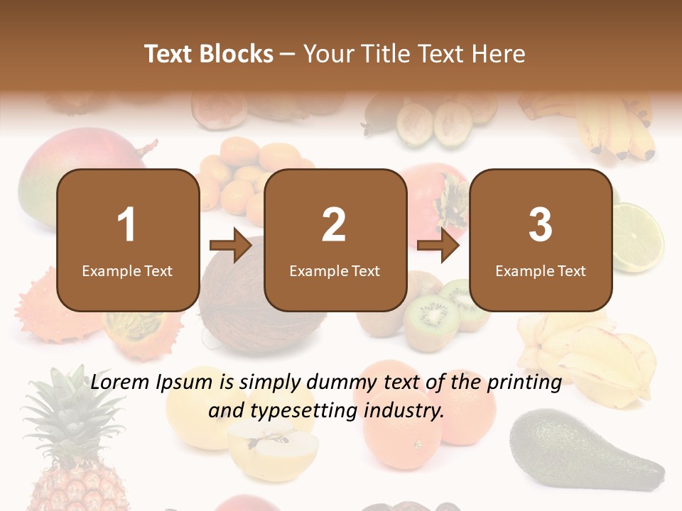 Cumquat Orange Tropical PowerPoint Template