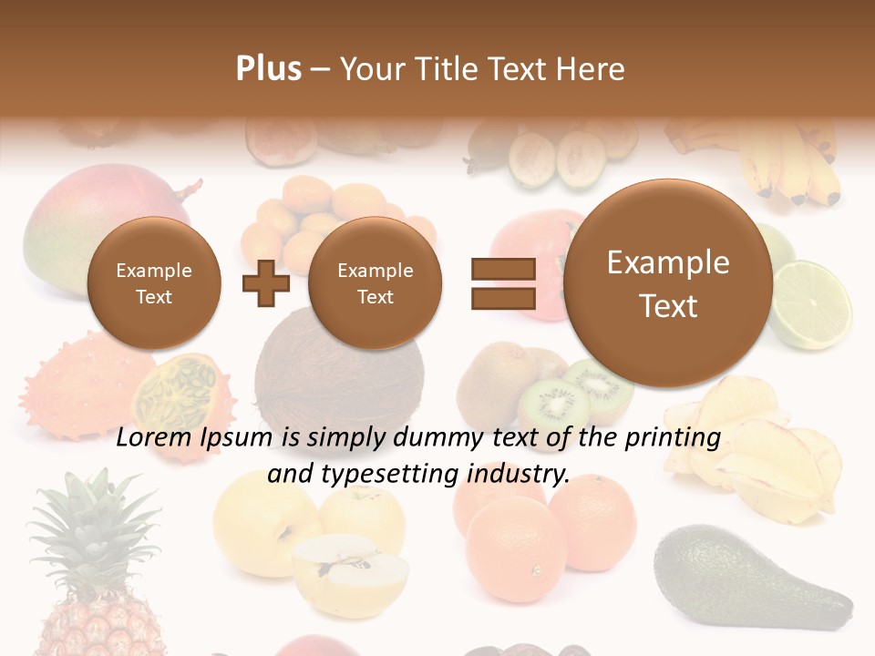 Cumquat Orange Tropical PowerPoint Template