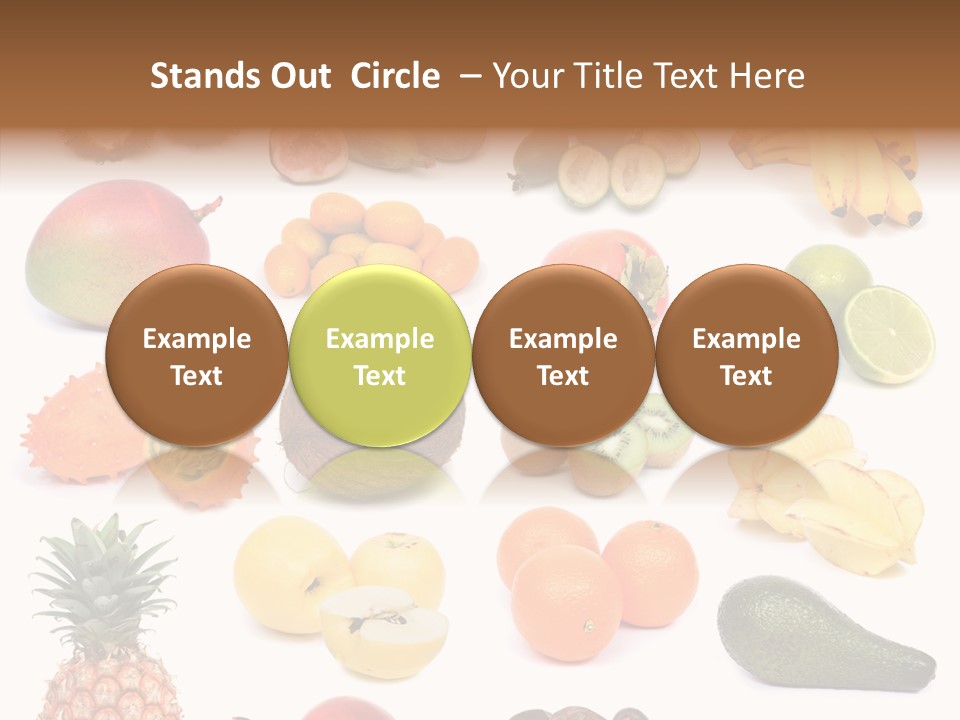 Cumquat Orange Tropical PowerPoint Template