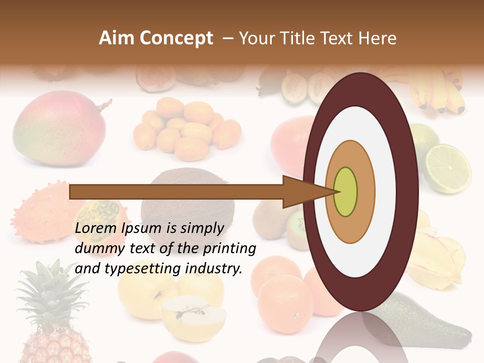 Cumquat Orange Tropical PowerPoint Template