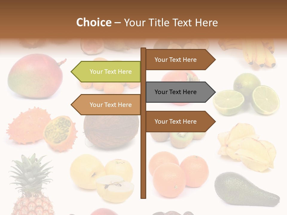Cumquat Orange Tropical PowerPoint Template