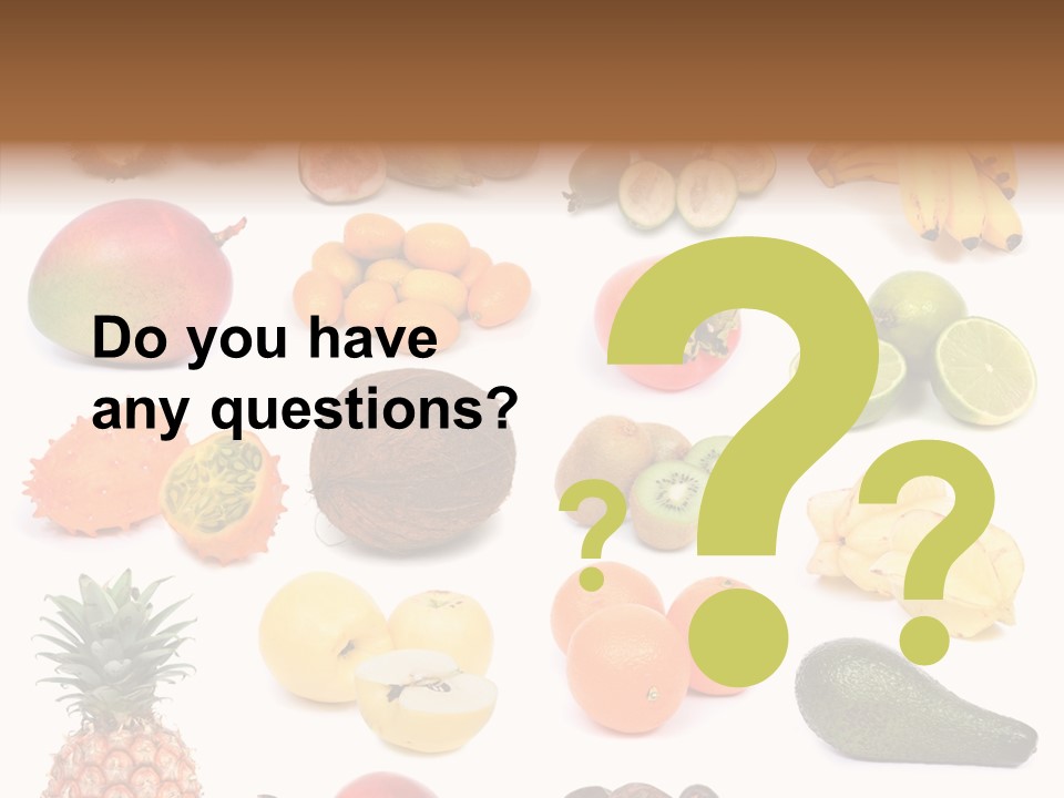 Cumquat Orange Tropical PowerPoint Template