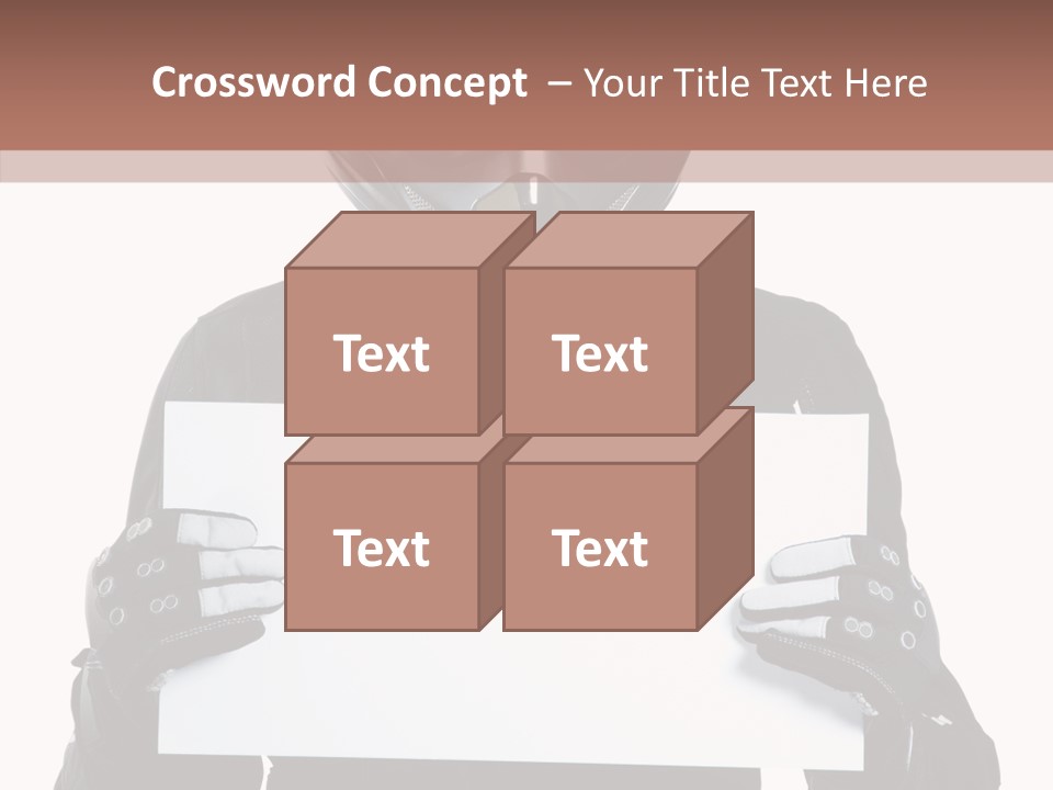 Showing Black Banner PowerPoint Template