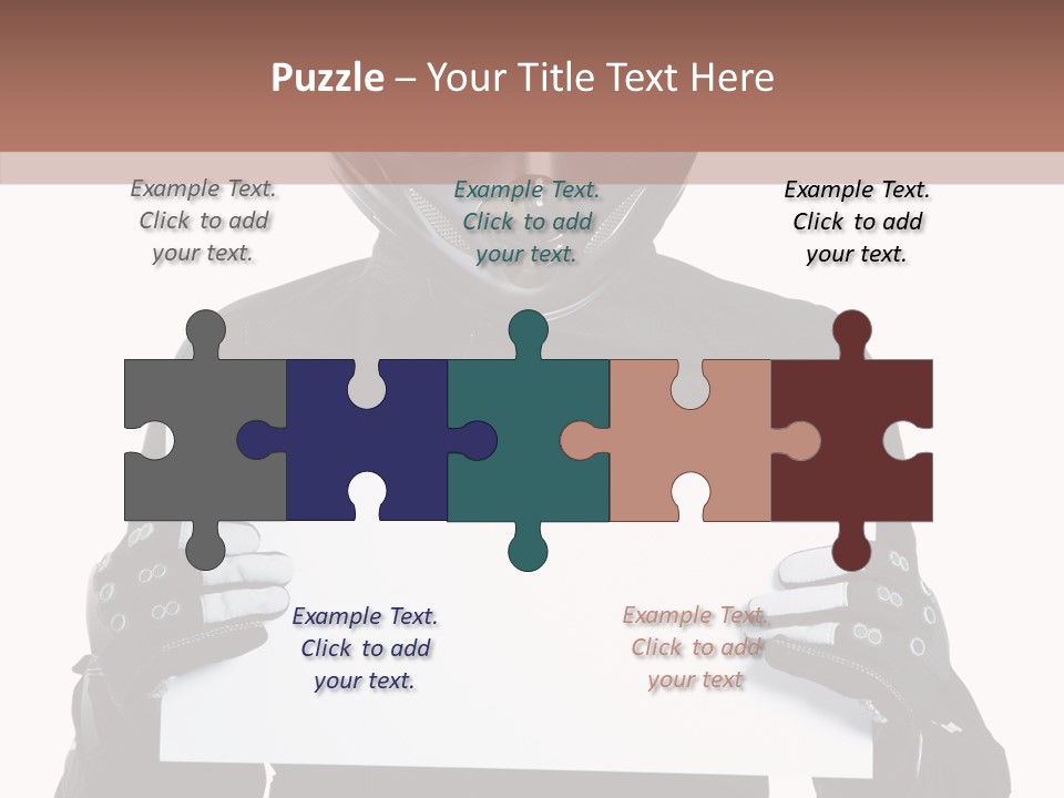Showing Black Banner PowerPoint Template