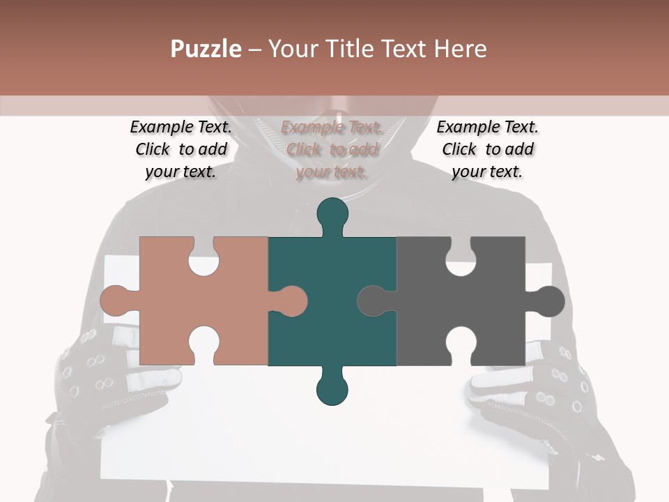 Showing Black Banner PowerPoint Template
