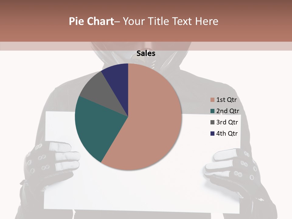 Showing Black Banner PowerPoint Template