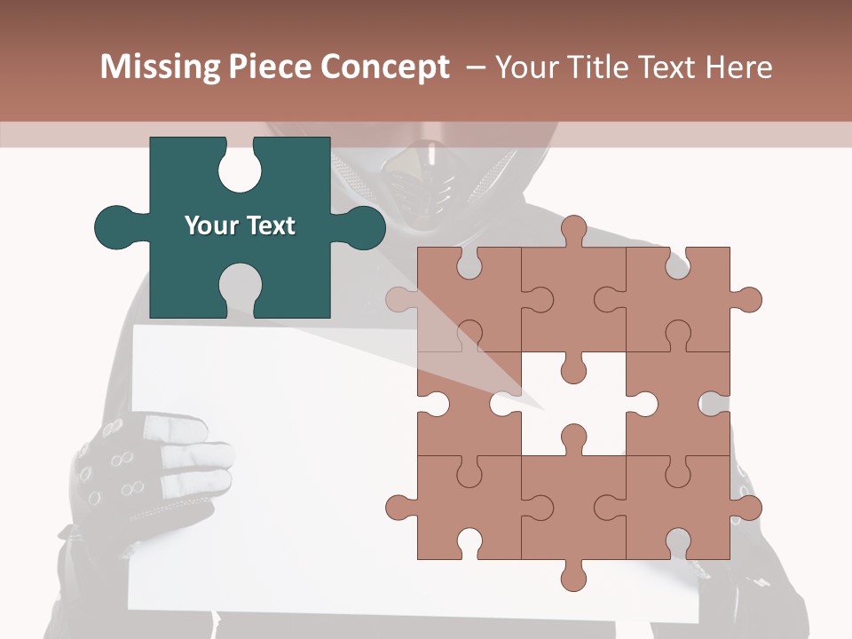 Showing Black Banner PowerPoint Template