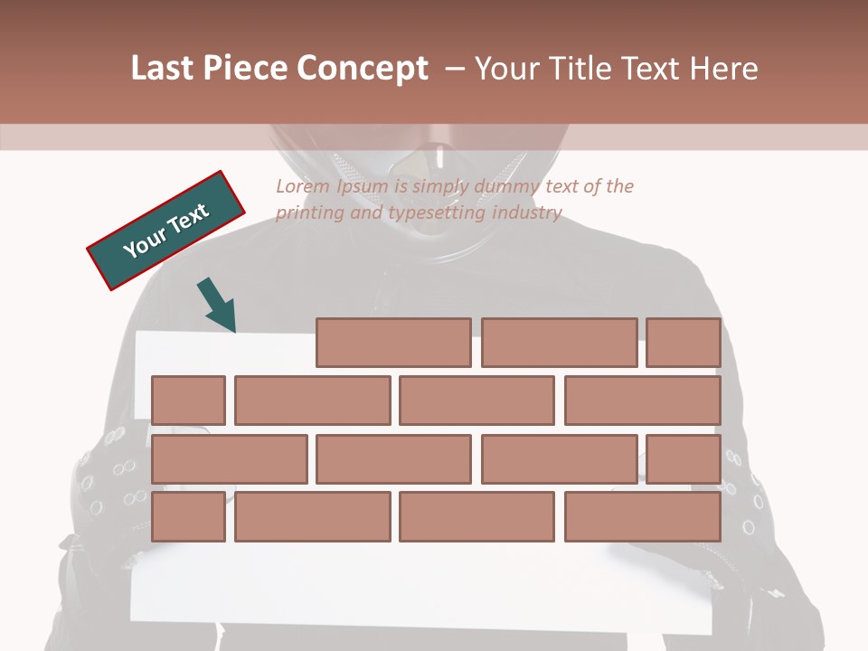Showing Black Banner PowerPoint Template