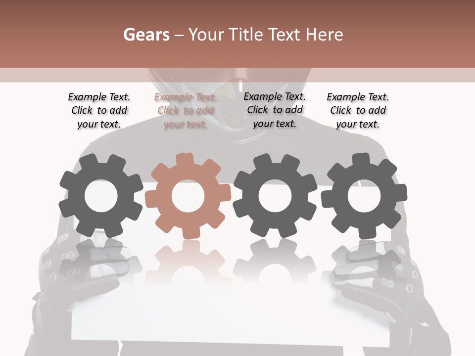 Showing Black Banner PowerPoint Template