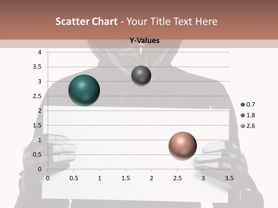 Showing Black Banner PowerPoint Template