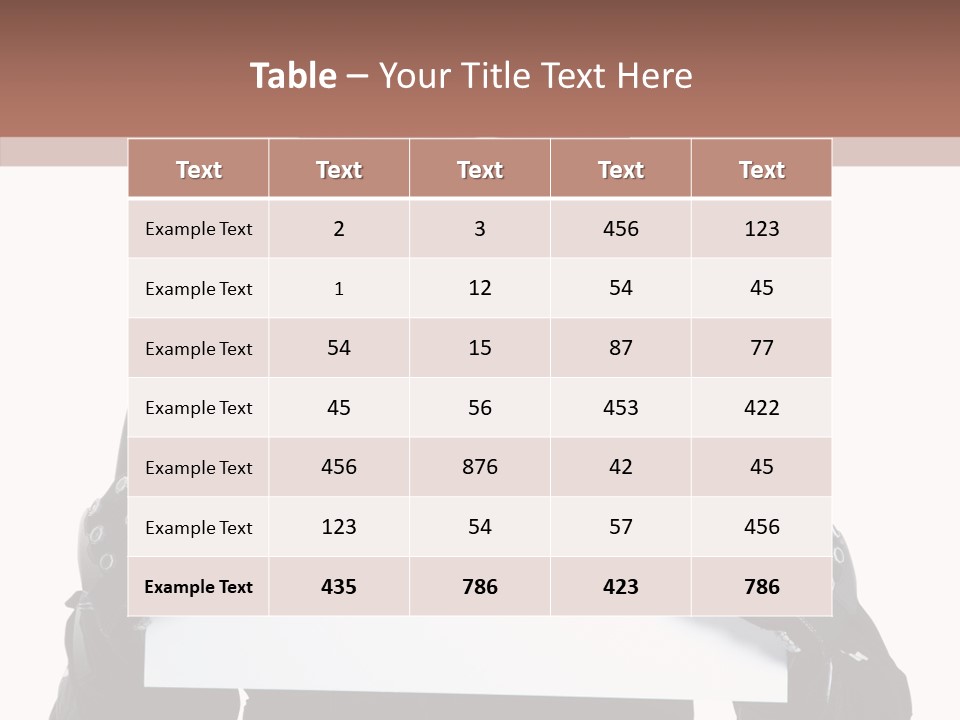 Showing Black Banner PowerPoint Template