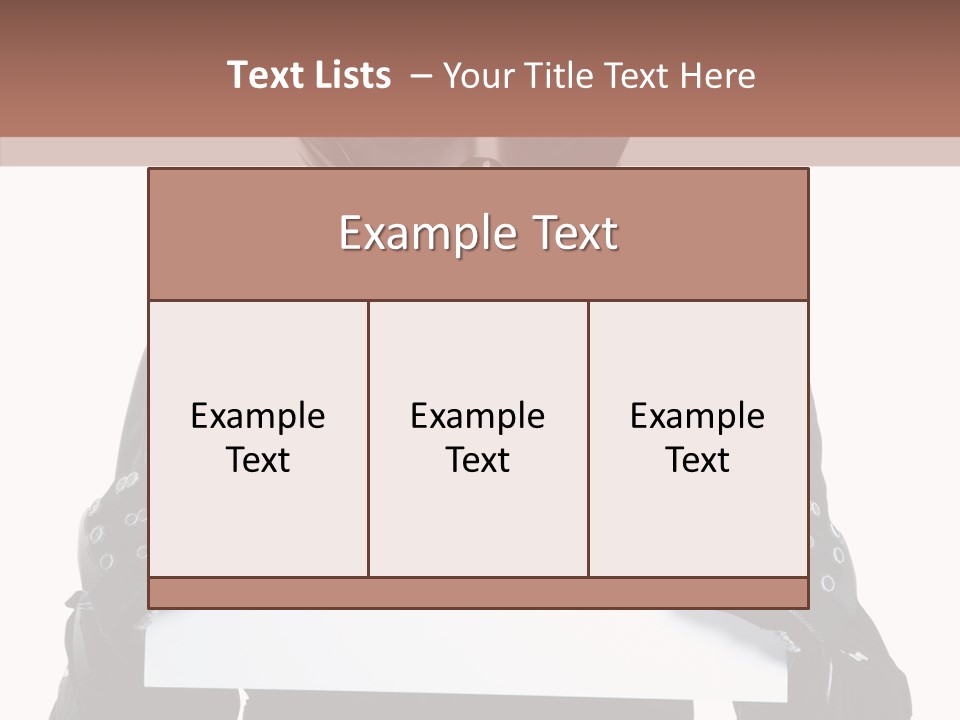 Showing Black Banner PowerPoint Template