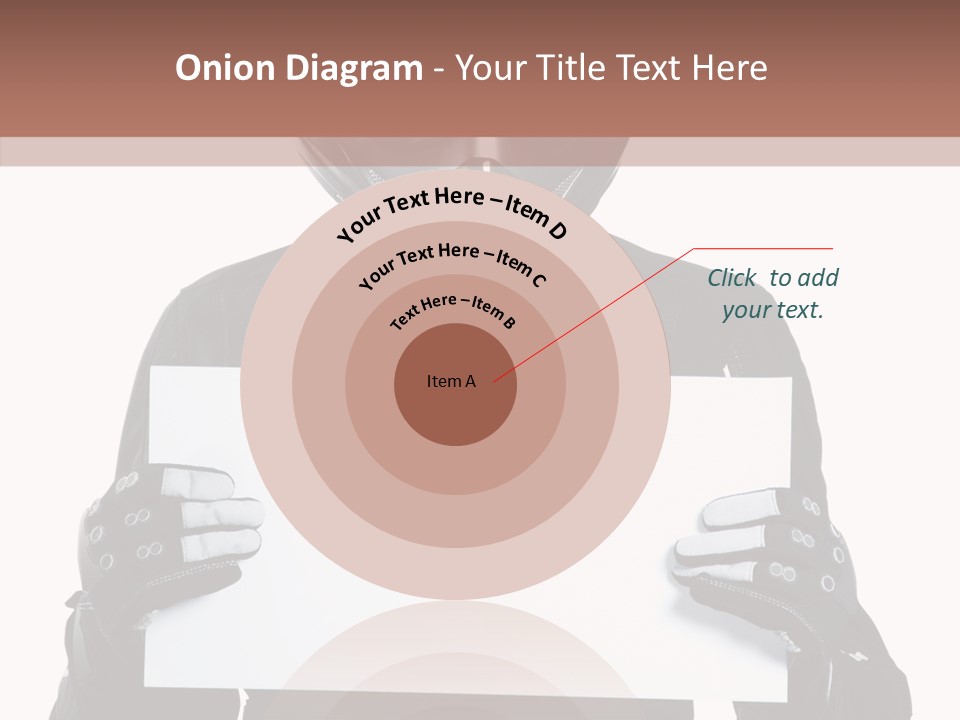 Showing Black Banner PowerPoint Template