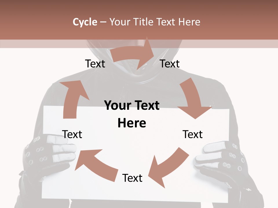 Showing Black Banner PowerPoint Template