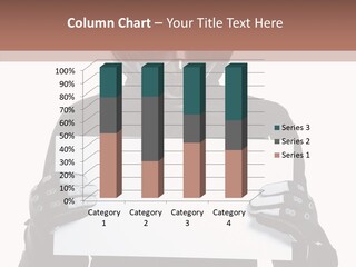 Showing Black Banner PowerPoint Template