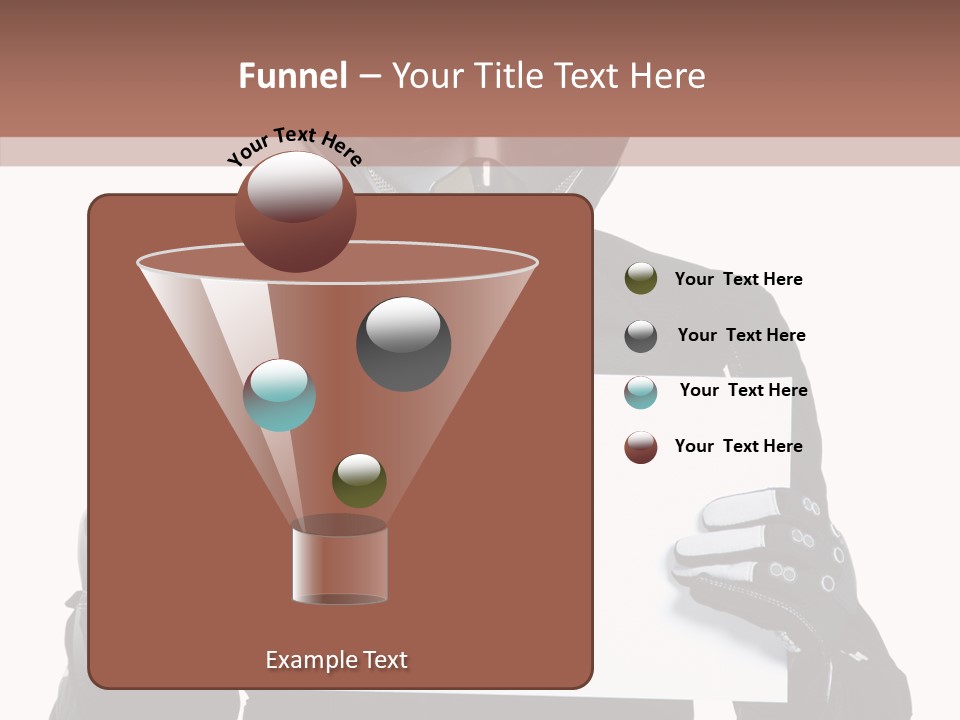 Showing Black Banner PowerPoint Template