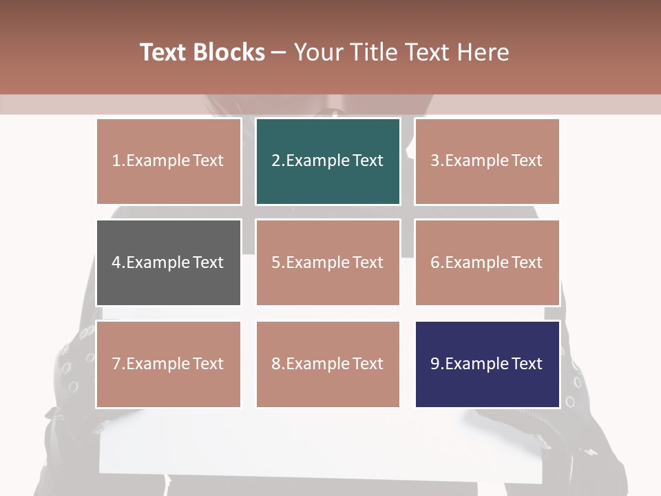 Showing Black Banner PowerPoint Template
