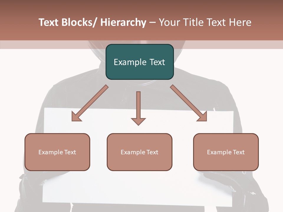 Showing Black Banner PowerPoint Template
