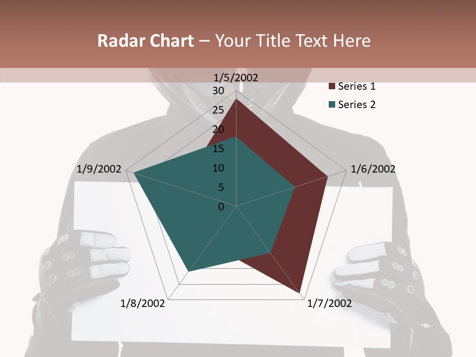 Showing Black Banner PowerPoint Template
