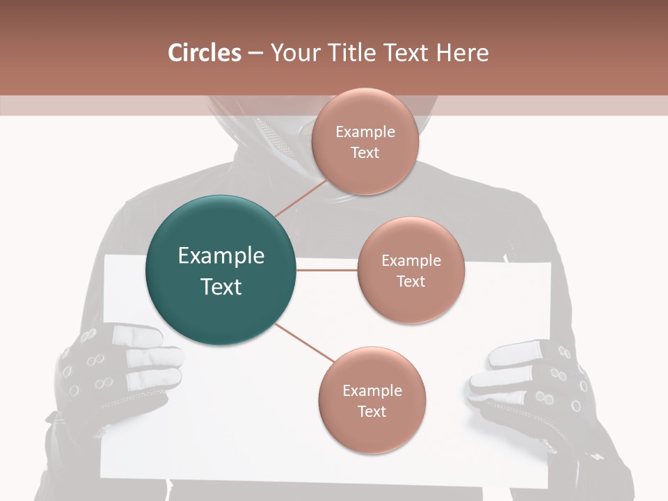 Showing Black Banner PowerPoint Template