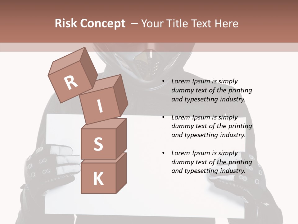 Showing Black Banner PowerPoint Template