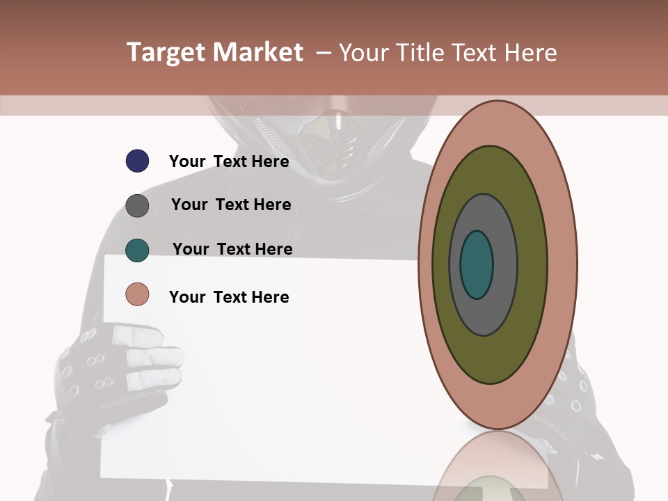 Showing Black Banner PowerPoint Template