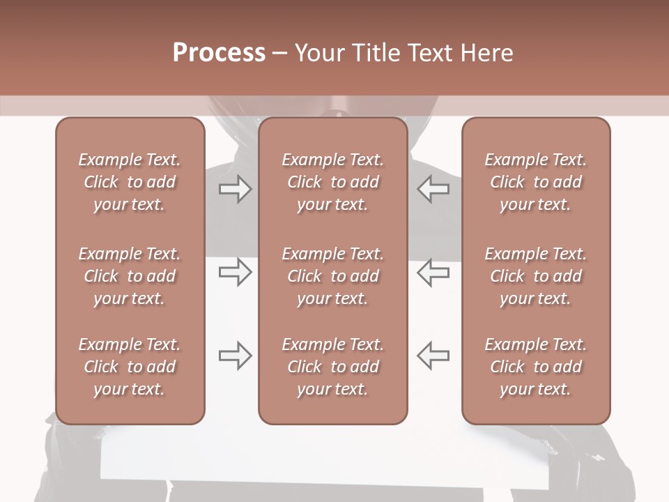 Showing Black Banner PowerPoint Template