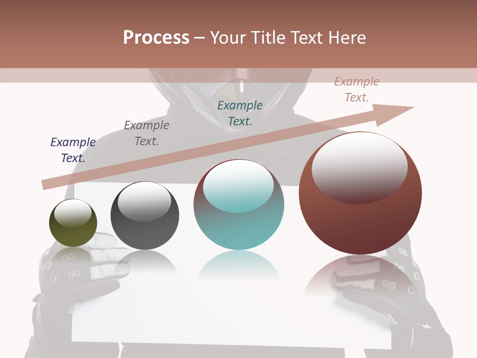 Showing Black Banner PowerPoint Template