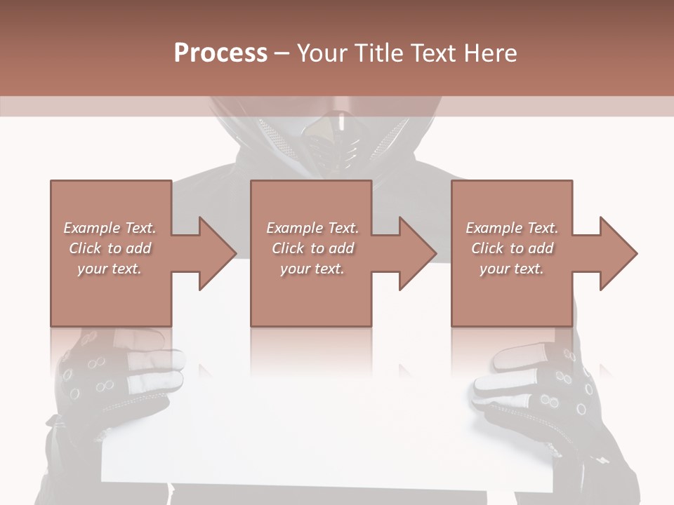 Showing Black Banner PowerPoint Template