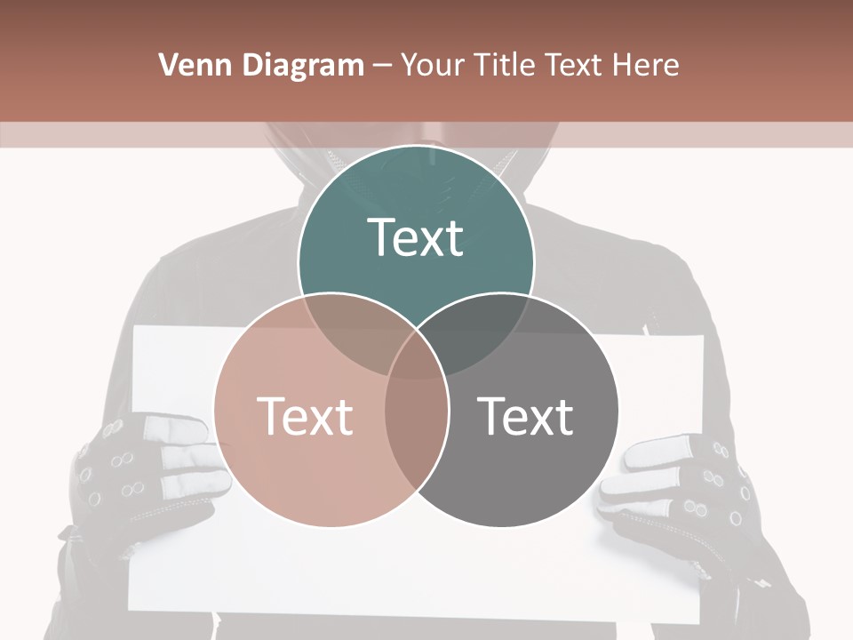 Showing Black Banner PowerPoint Template